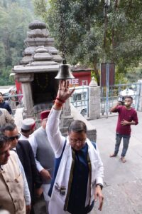 मुख्यमंत्री ने आदिबद्री मंदिर में की पूजा-अर्चना, प्रदेशवासियों की सुख-समृद्धि की कामना